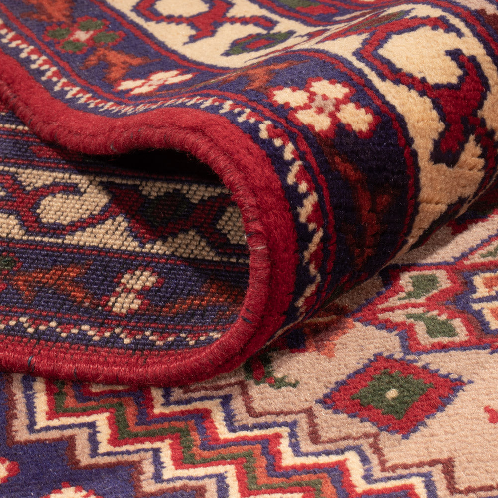 Loper Afghaans tapijt - 403 x 296 cm - donker beige