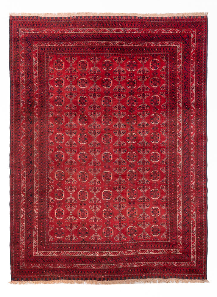 Afghaans tapijt - 275 x 203 cm - rood