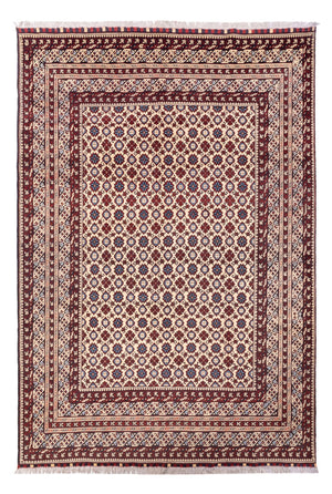 Afghaans tapijt - 281 x 194 cm - licht beige