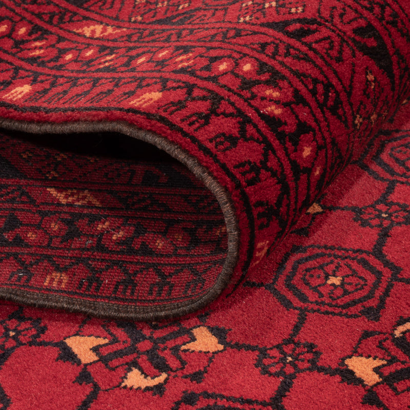Loper Afghaans tapijt - Bukhara - 273 x 86 cm - rood