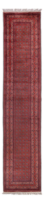 Loper Afghaans tapijt - Bukhara - 376 x 75 cm - rood