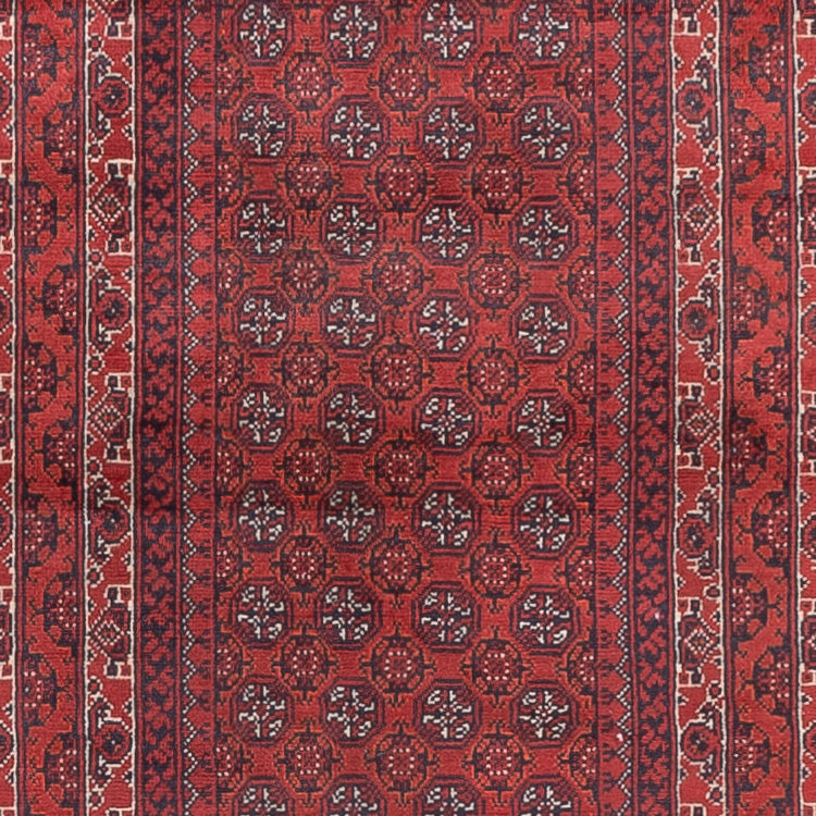 Loper Afghaans tapijt - Bukhara - 376 x 75 cm - rood