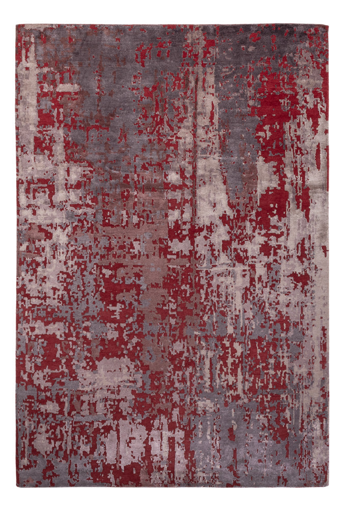 Designer Teppich - 300 x 203 cm - rot