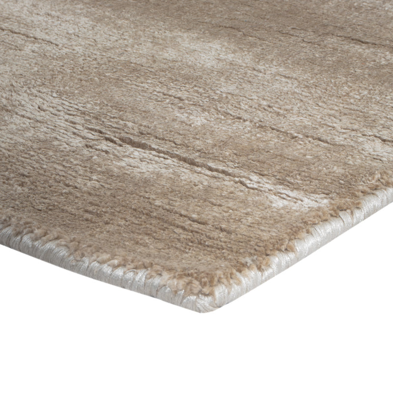 Viskose Teppich - 90 x 60 cm - creme