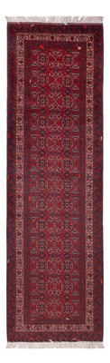 Loper Afghaans tapijt - Bukhara - 285 x 82 cm - rood
