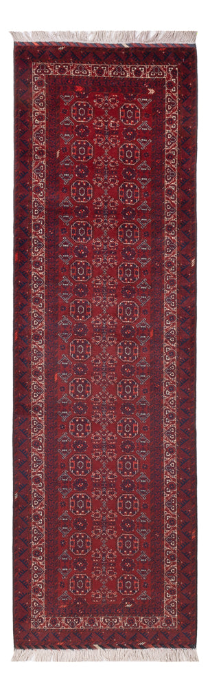 Loper Afghaans tapijt - Bukhara - 285 x 82 cm - rood