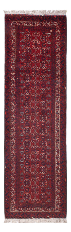 Loper Afghaans tapijt - Bukhara - 285 x 82 cm - rood