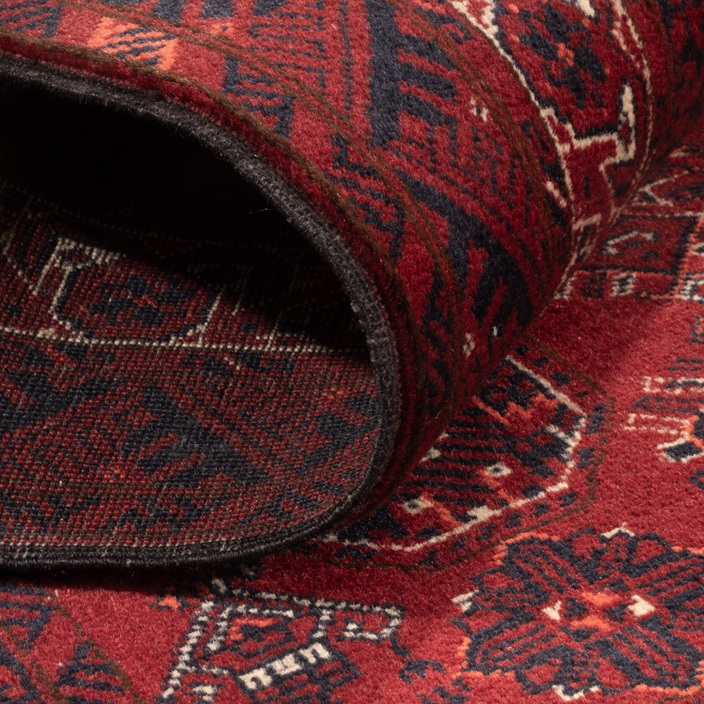 Loper Afghaans tapijt - Bukhara - 285 x 82 cm - rood