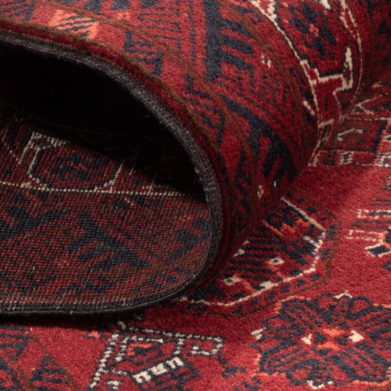 Loper Afghaans tapijt - Bukhara - 285 x 82 cm - rood