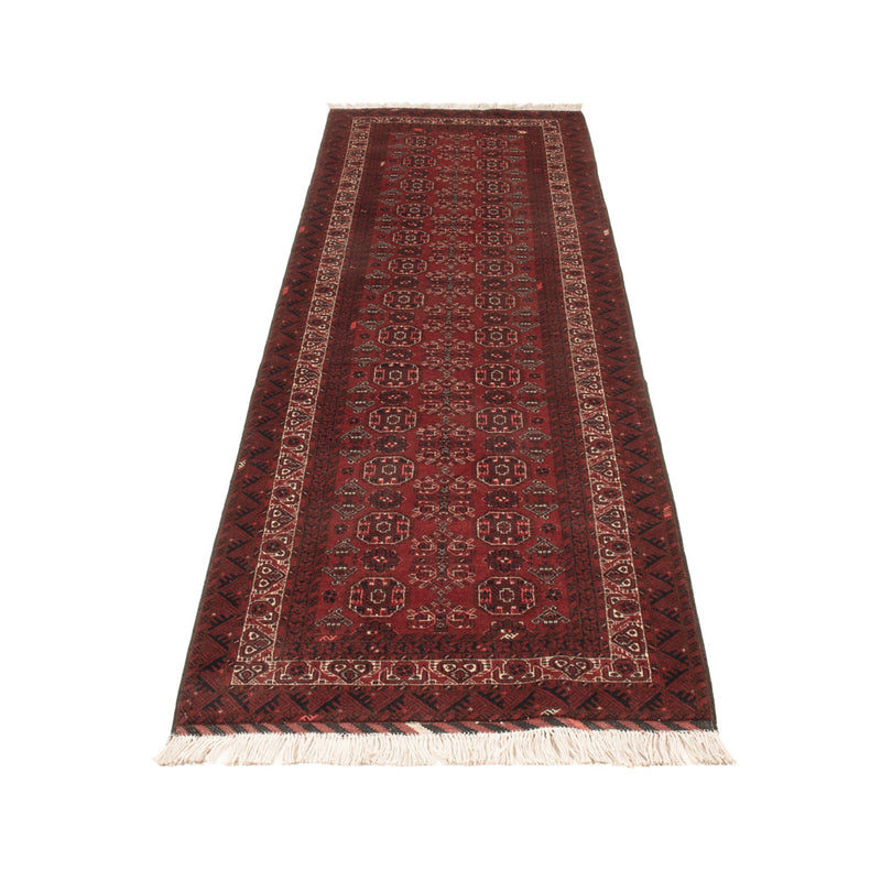 Loper Afghaans tapijt - Bukhara - 285 x 82 cm - rood