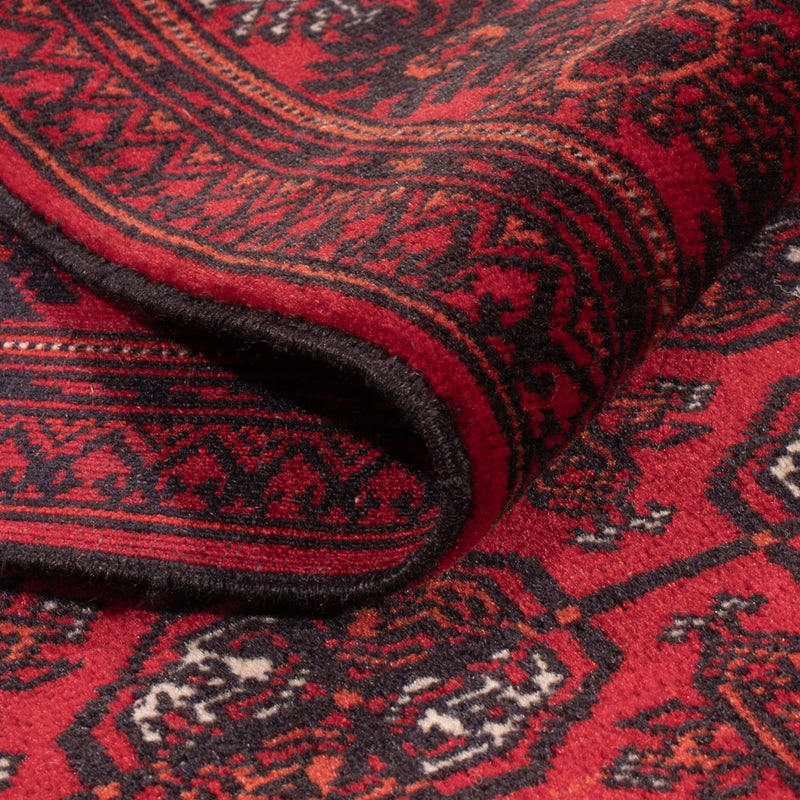 Loper Afghaans tapijt - Bukhara - 294 x 84 cm - rood