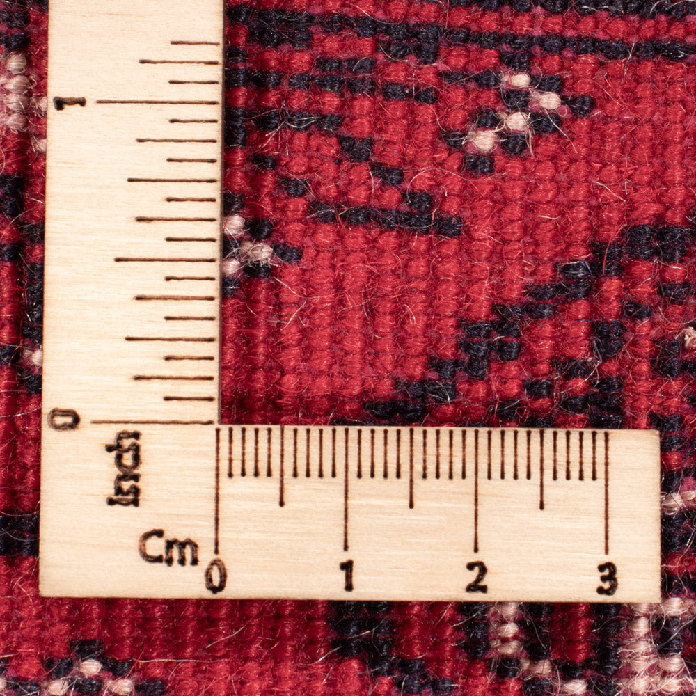 Loper Afghaans tapijt - Bukhara - 397 x 86 cm - rood