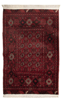 Afghaans tapijt - 119 x 77 cm - donkerrood