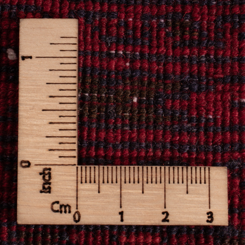 Afghaans tapijt - 118 x 57 cm - donkerrood