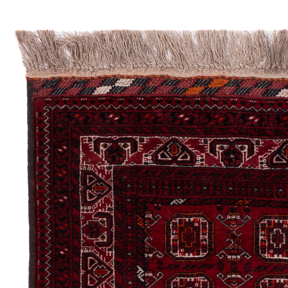 Afghaans tapijt - Bukhara - 140 x 102 cm - donkerrood