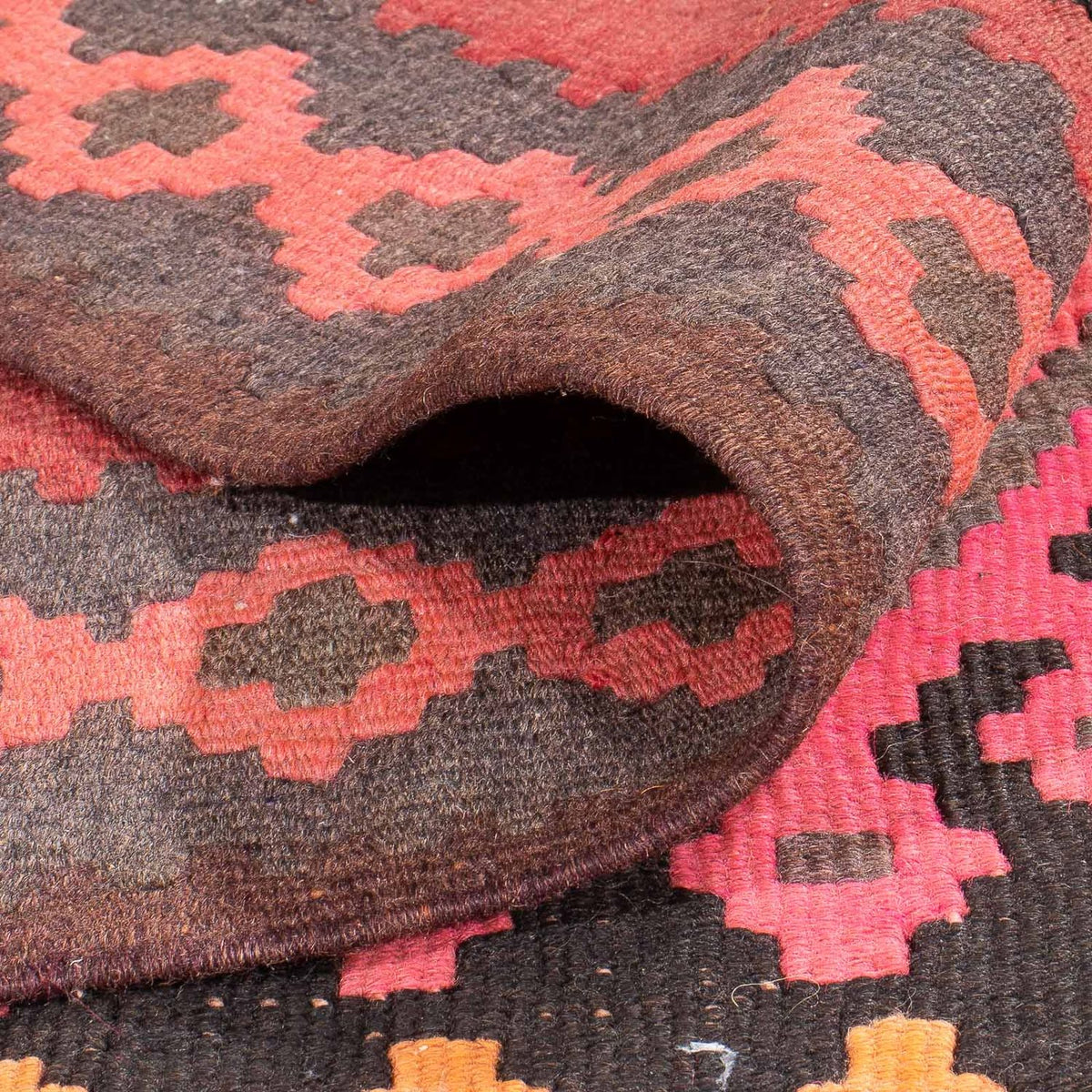 Loper Kelim tapijt - Oud - 330 x 160 cm - veelkleurig