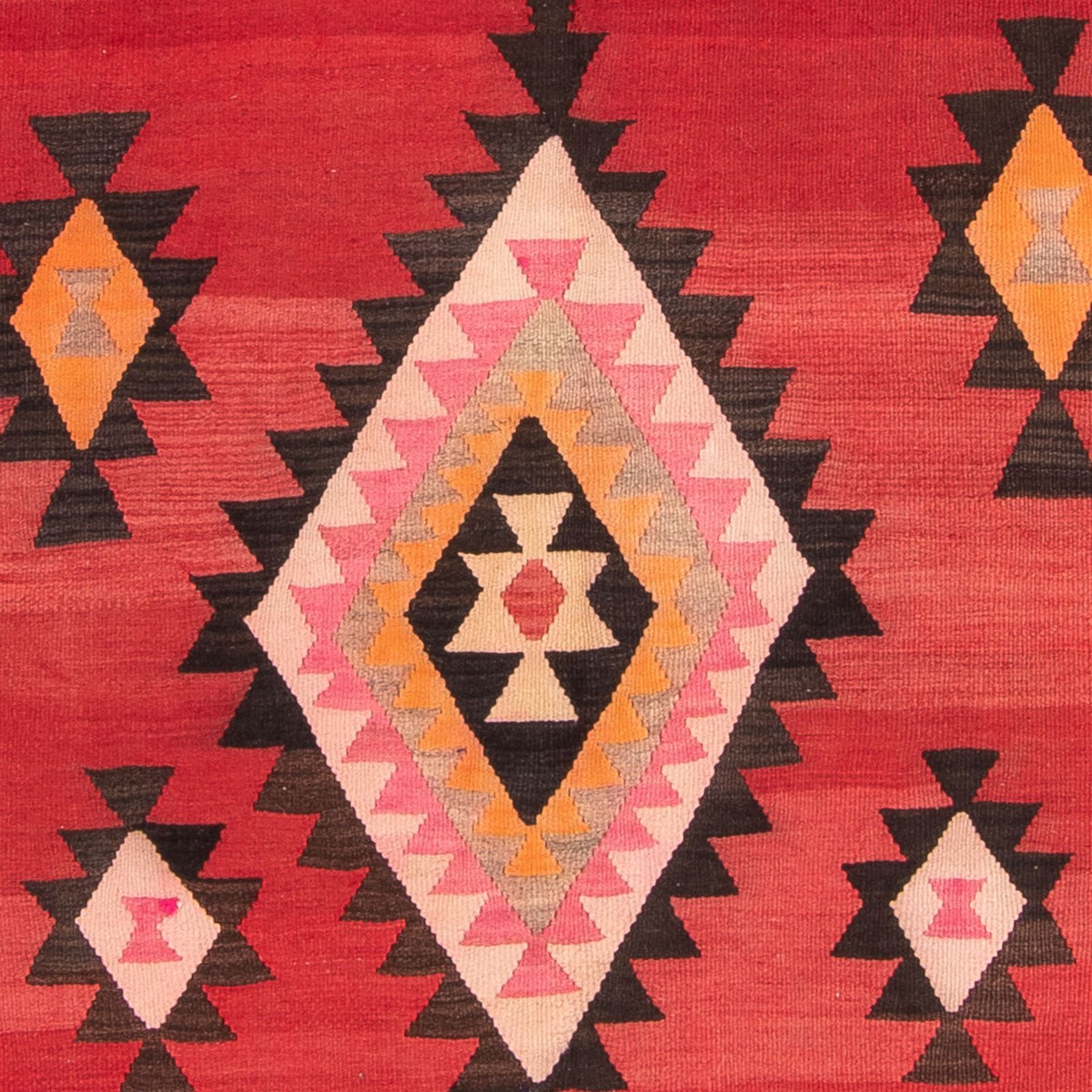 Loper Kelim tapijt - Oud - 387 x 160 cm - veelkleurig