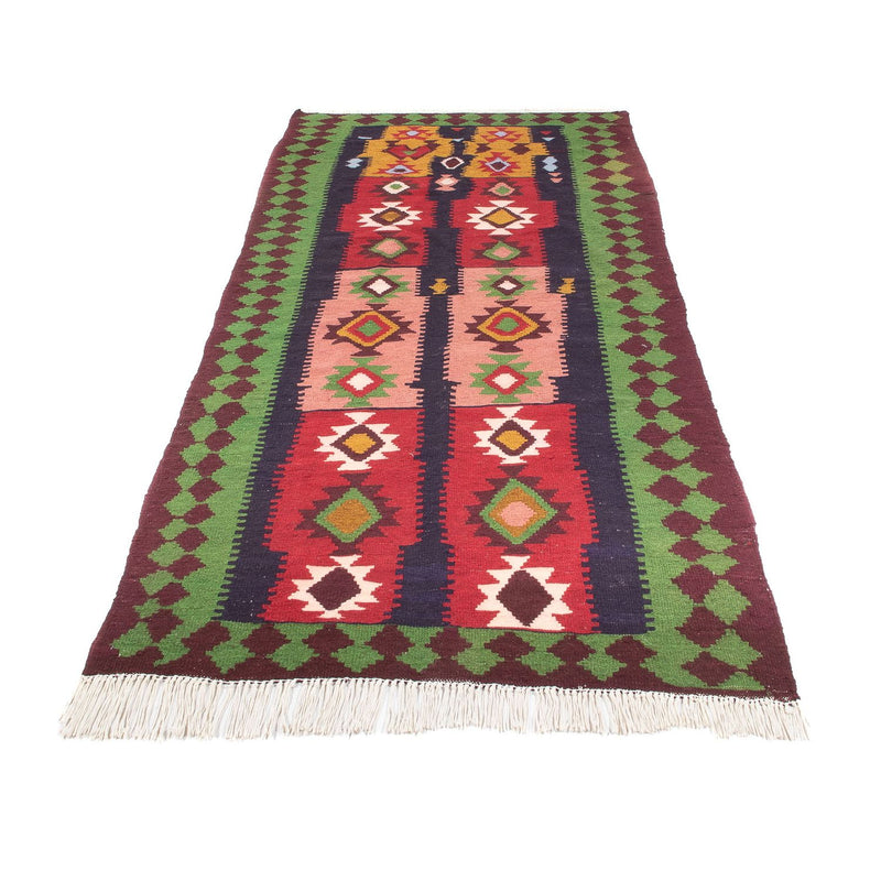 Loper Kelim tapijt - Oud - 275 x 110 cm - veelkleurig