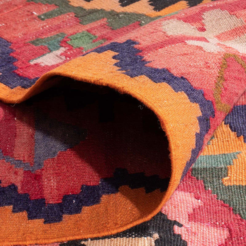 Loper Kelim tapijt - Oud - 310 x 165 cm - veelkleurig