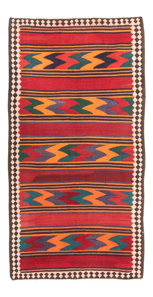 Loper Kelim tapijt - Oud - 315 x 170 cm - veelkleurig