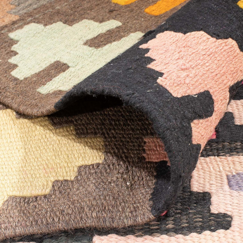 Loper Kelim tapijt - Oud - 360 x 147 cm - veelkleurig