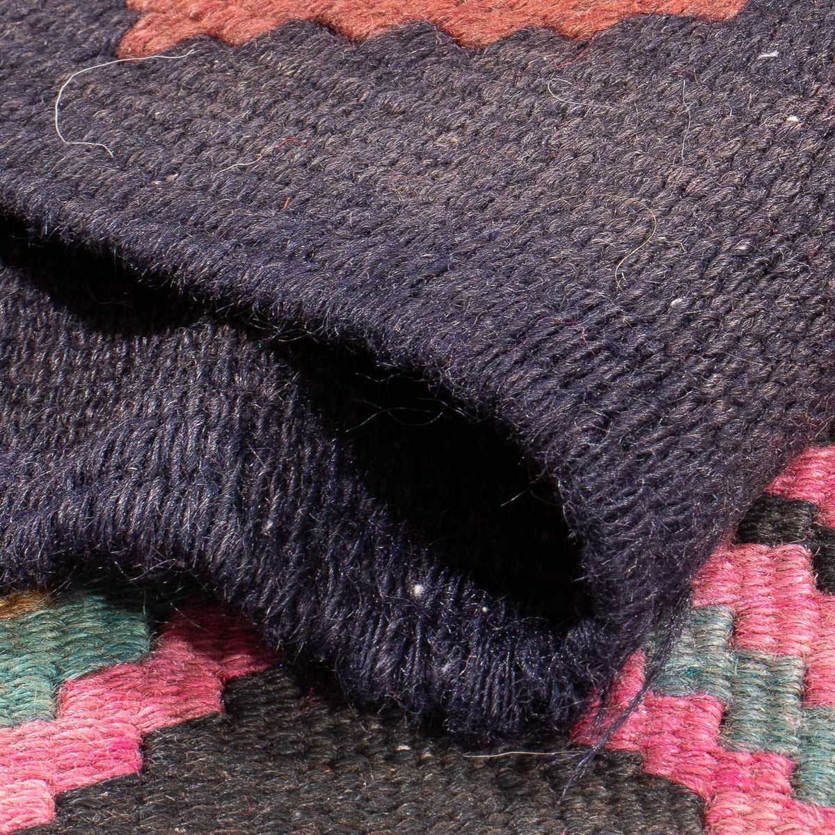 Loper Kelim tapijt - Oud - 347 x 150 cm - veelkleurig