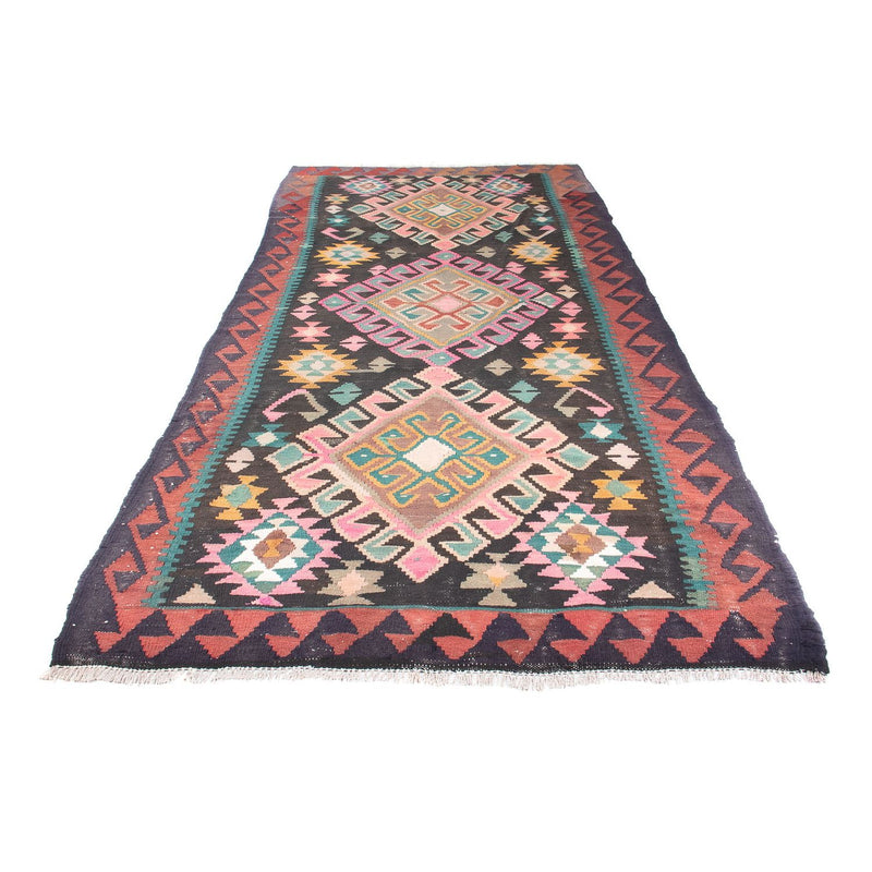 Loper Kelim tapijt - Oud - 347 x 150 cm - veelkleurig
