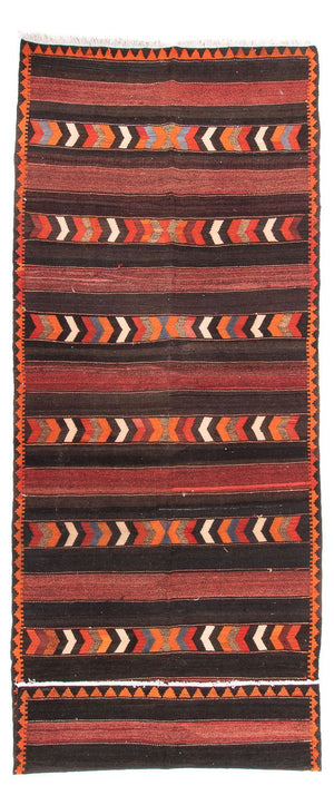 Loper Kelim tapijt - Oud - 433 x 160 cm - veelkleurig