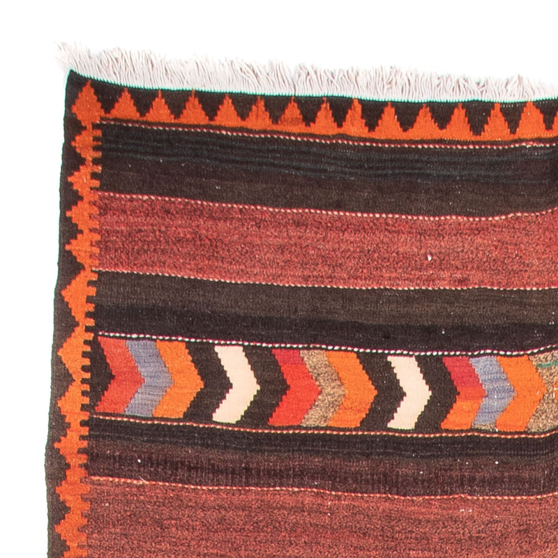 Loper Kelim tapijt - Oud - 433 x 160 cm - veelkleurig