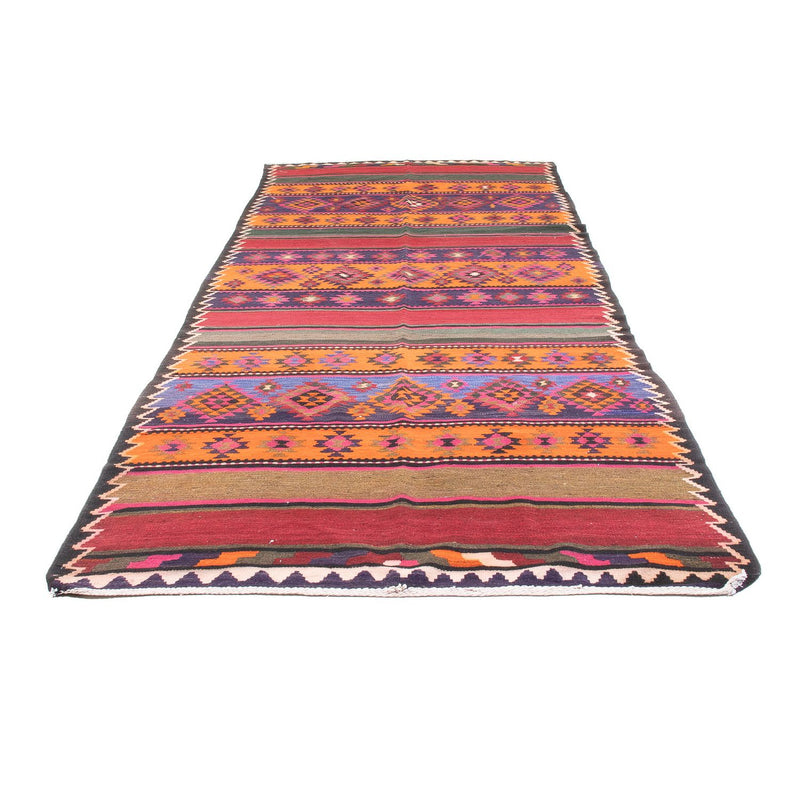 Loper Kelim tapijt - Oud - 395 x 160 cm - veelkleurig