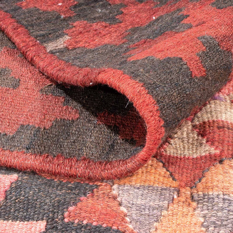 Loper Kelim tapijt - Oud - 460 x 143 cm - veelkleurig