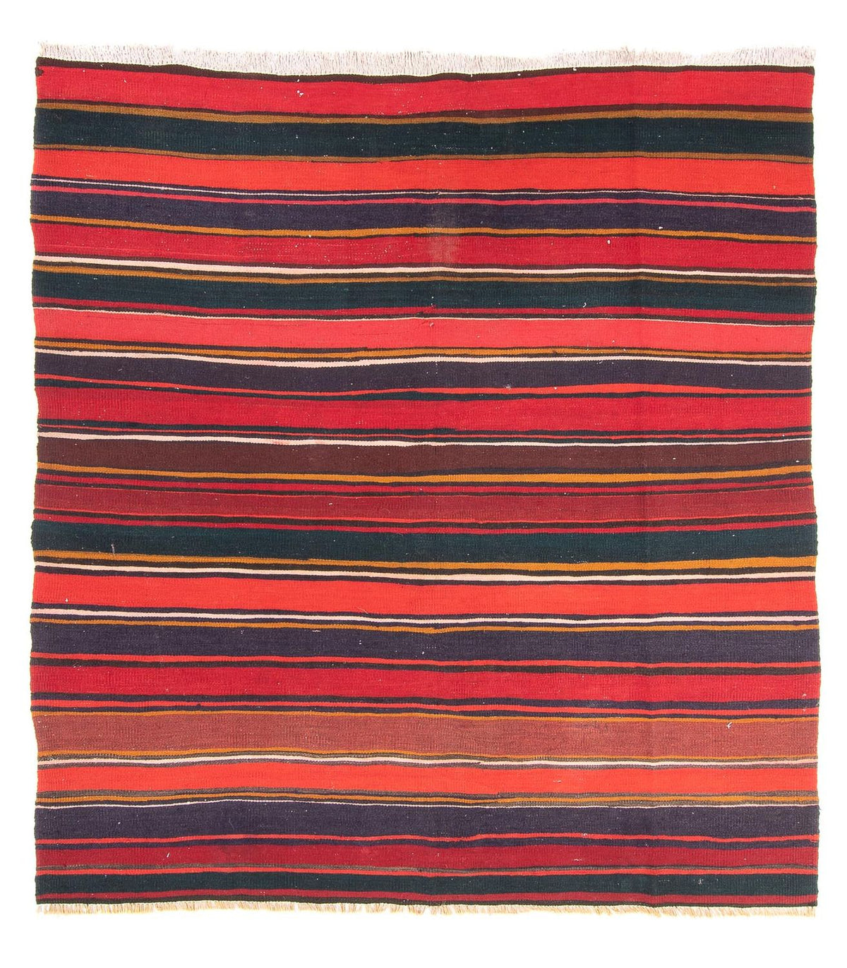 Kelim tapijt - Oud vierkant  - 215 x 190 cm - veelkleurig