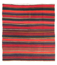 Kelim tapijt - Oud vierkant  - 215 x 190 cm - veelkleurig