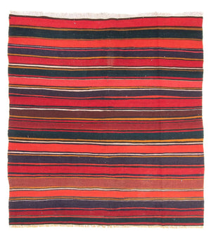 Kelim tapijt - Oud vierkant  - 215 x 190 cm - veelkleurig