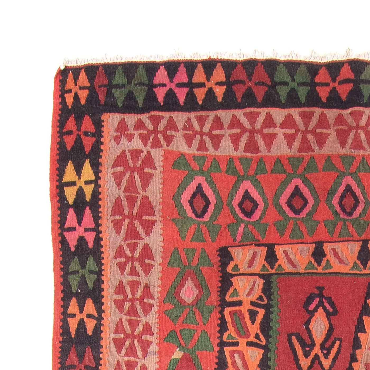 Antieke kilim Tapijt 355x150cm
