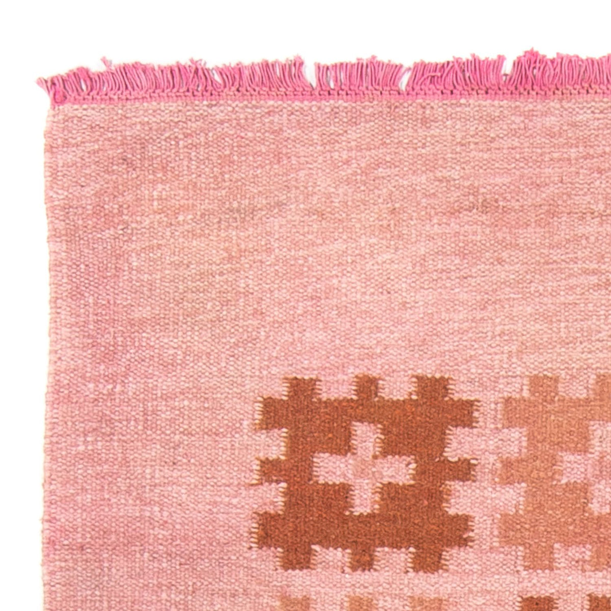 Kelim tapijt - Trendy - 179 x 117 cm - roze