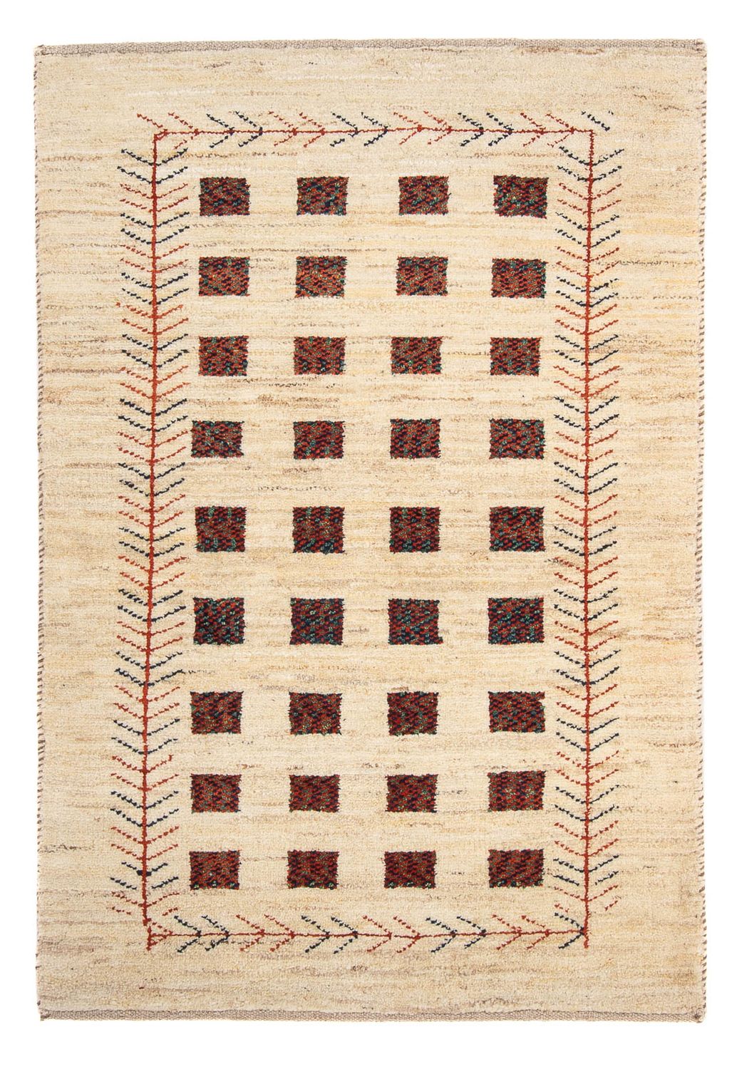 Gabbeh tapijt - Perzisch - 135 x 84 cm - beige