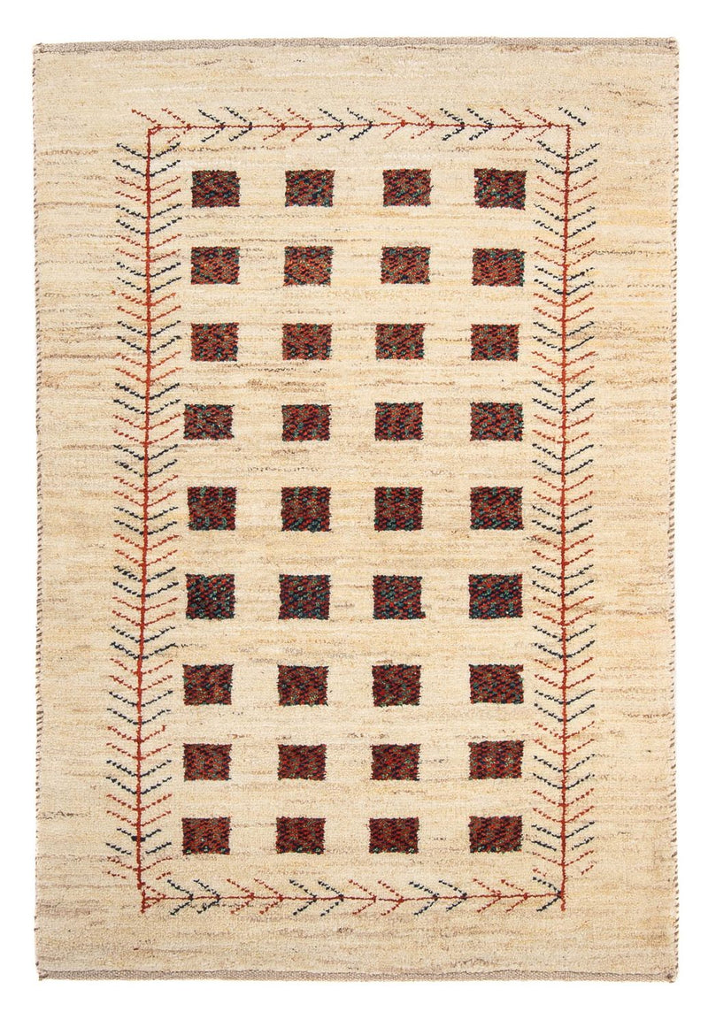 Gabbeh tapijt - Perzisch - 135 x 84 cm - beige