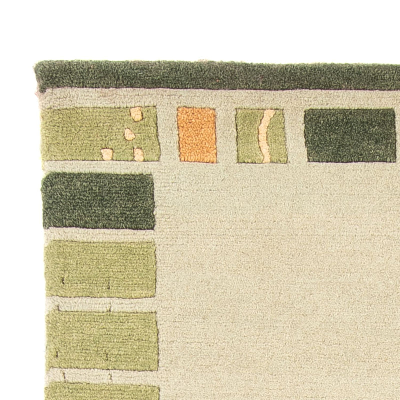 Nepal tapijt - 140 x 70 cm - olijfgroen