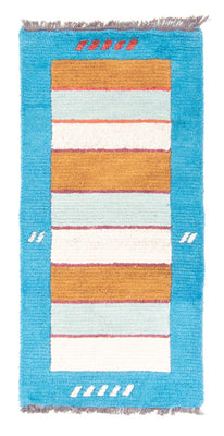 Nepal tapijt - 140 x 70 cm - turkoois