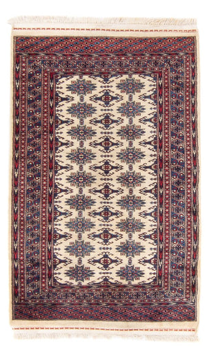 Turkaman tapijt - 155 x 90 cm - beige