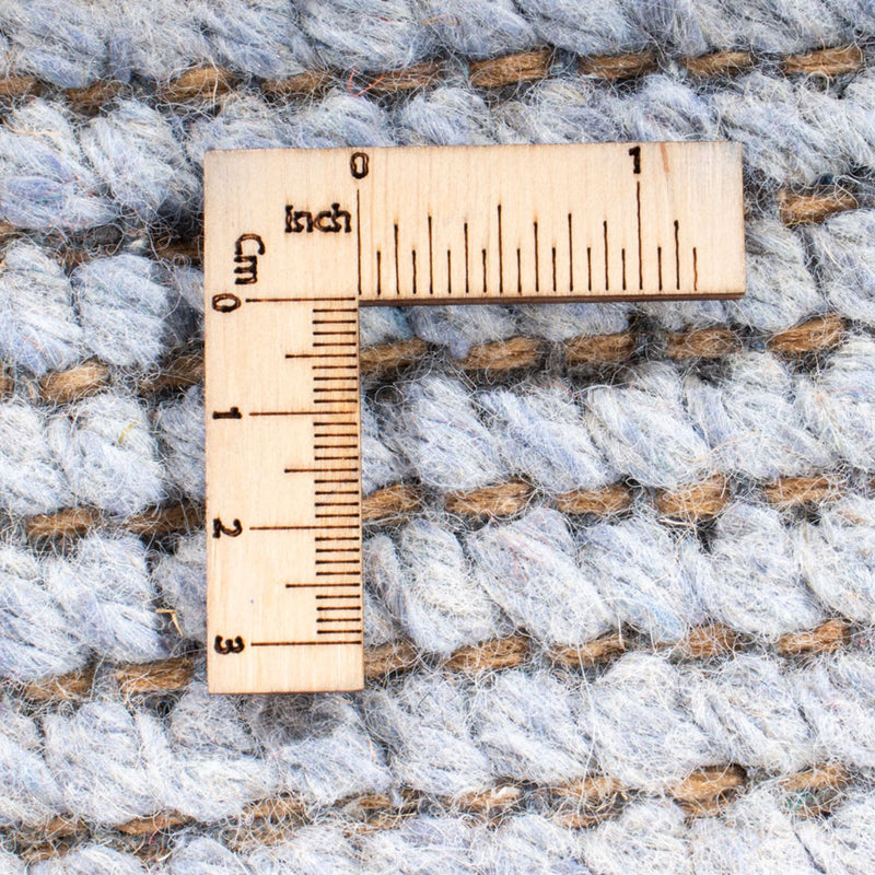 Nepal tapijt - 140 x 70 cm - lichtblauw