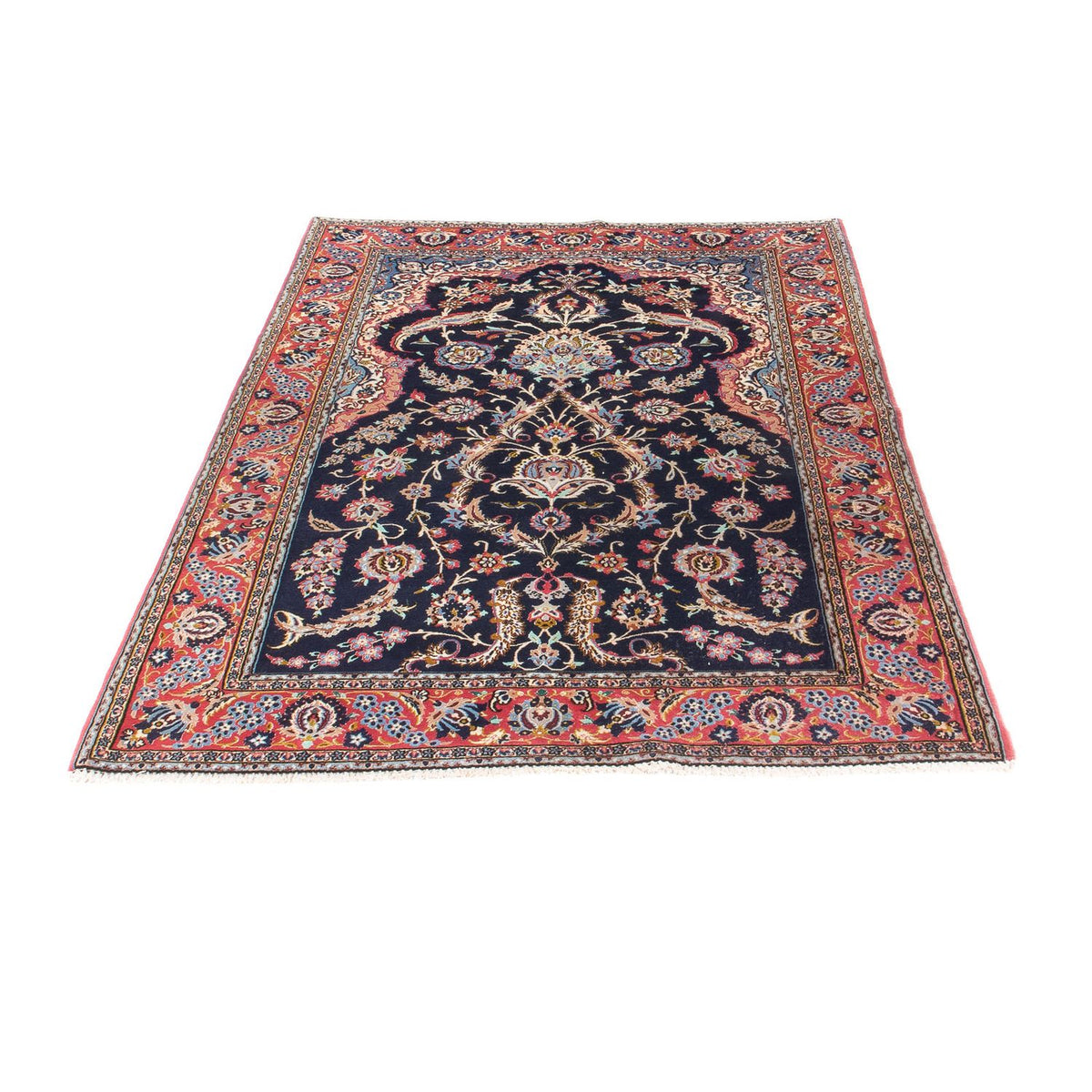 Perzisch tapijt - Isfahan - Premium - 170 x 110 cm - donkerblauw