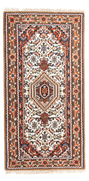 Oosters tapijt - Bijar - Indus - 144 x 74 cm - beige