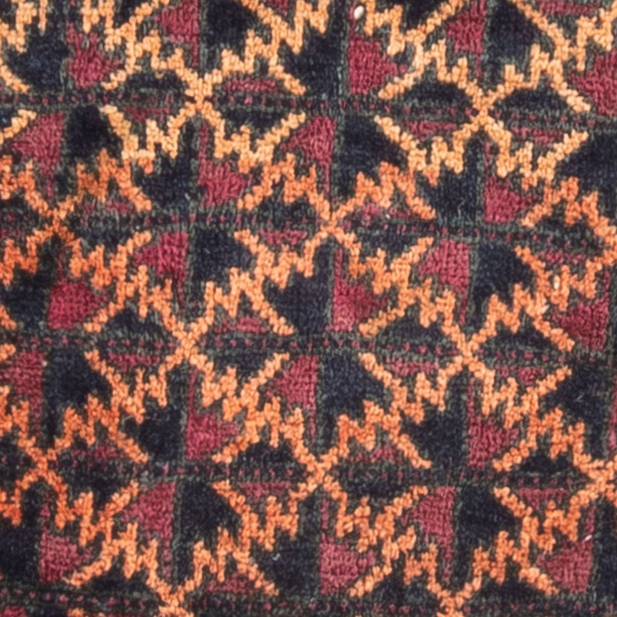 Baluch tapijt vierkant  - 70 x 60 cm - veelkleurig