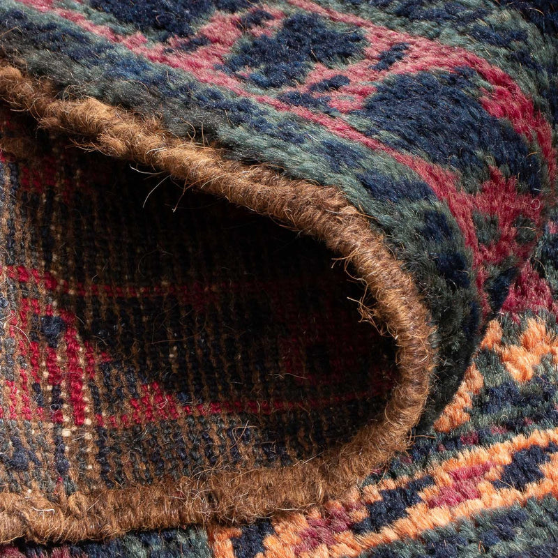 Baluch tapijt vierkant  - 70 x 60 cm - veelkleurig