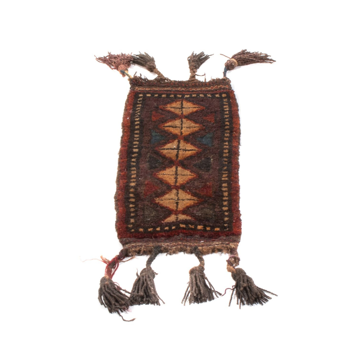 Baluch tapijt - 68 x 24 cm - bruin