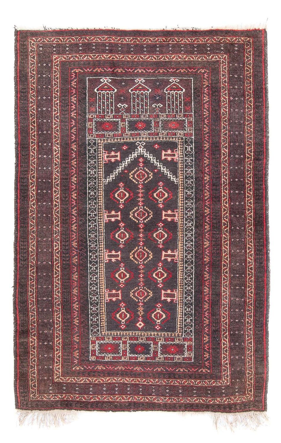 Baluch tapijt - 136 x 90 cm - veelkleurig