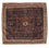 Afghaans tapijt vierkant  - 80 x 80 cm - bruin