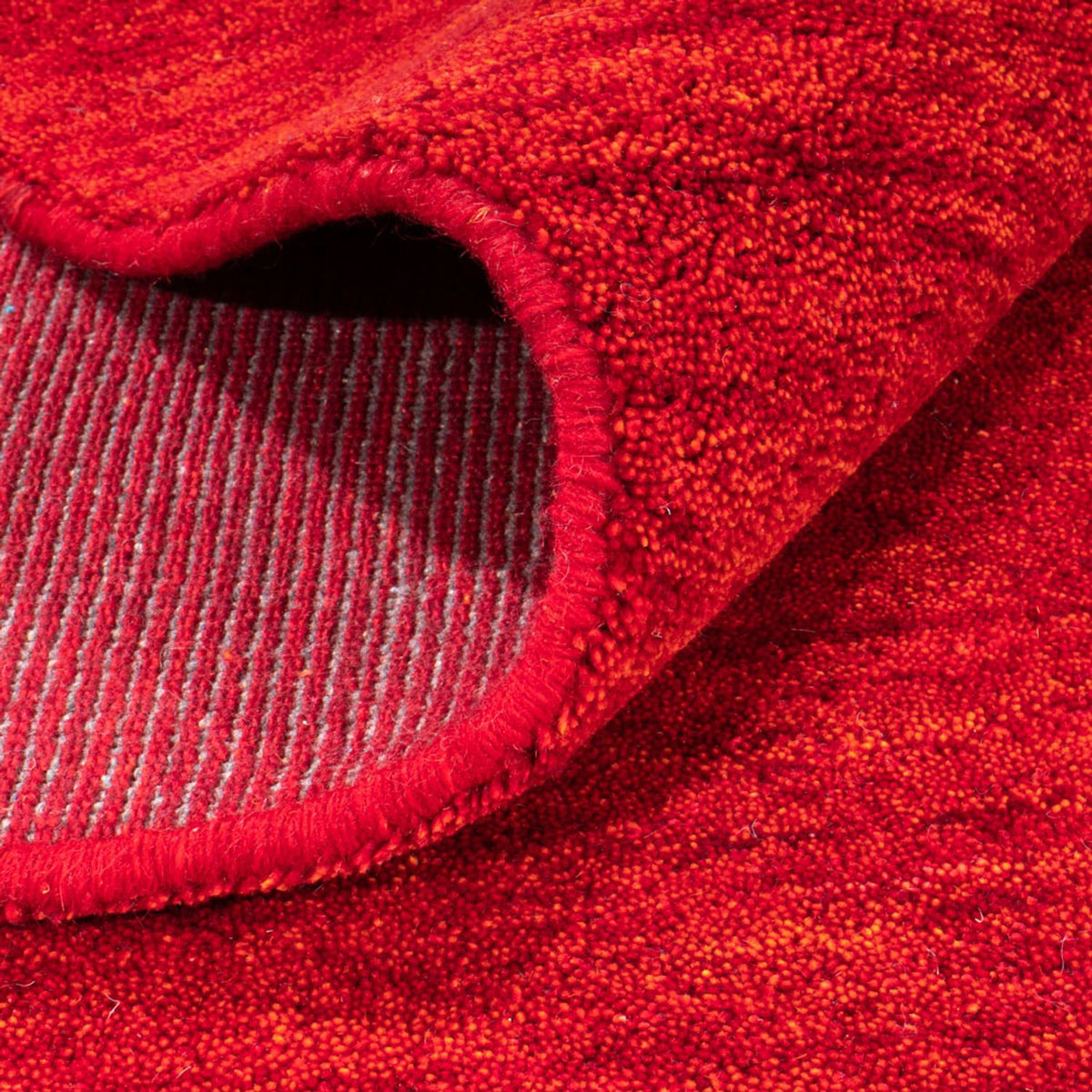 Gabbeh Tapijt - Zacht vierkant  - 200 x 200 cm - rood